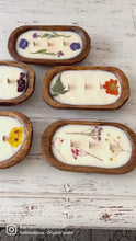 Load and play video in Gallery viewer, Wooden Flower Soy Candle