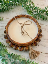 Load image into Gallery viewer, La Fancy- Soy Wax Candles in ceramic beaded bowl